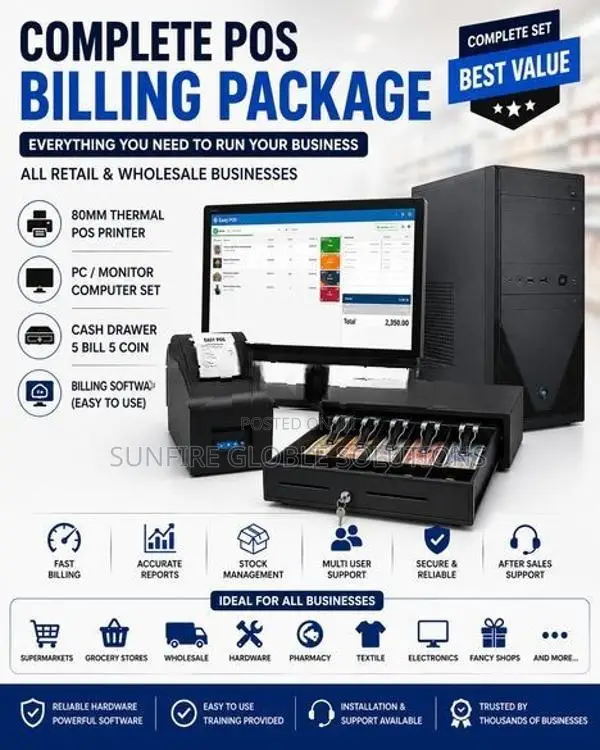 All-in-One Retail Billing & Stock Package