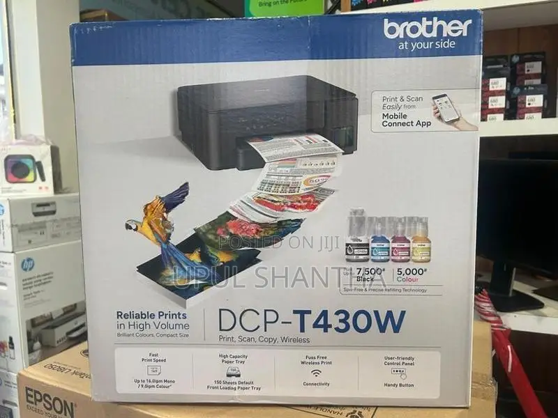 Brother DCP-T430W Wireless All in One Ink Tank Color Printer
