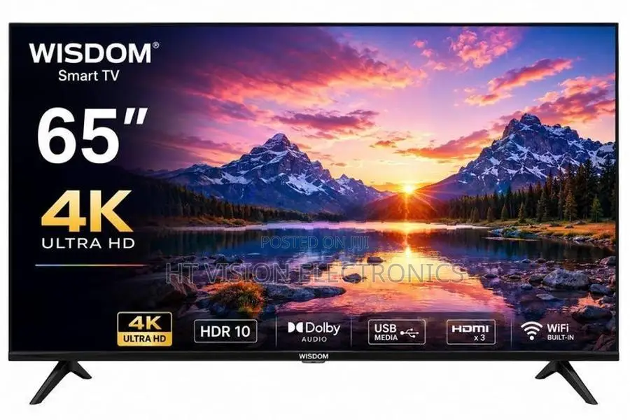Wisdom 65″ Smart FHD TV