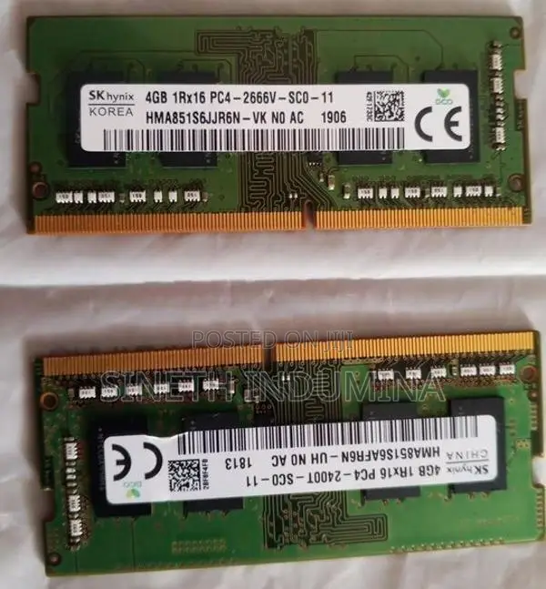 used DDR4 4GB rams for sell