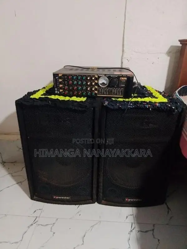 15 speaker with power amp