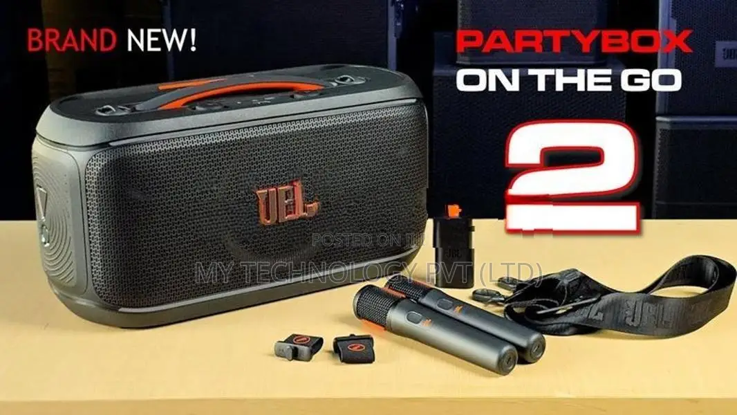 JBL Party box on the Go 2 Dual mic