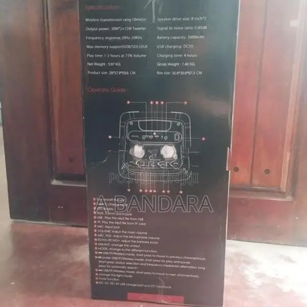 Kts-1912 Party Speaker