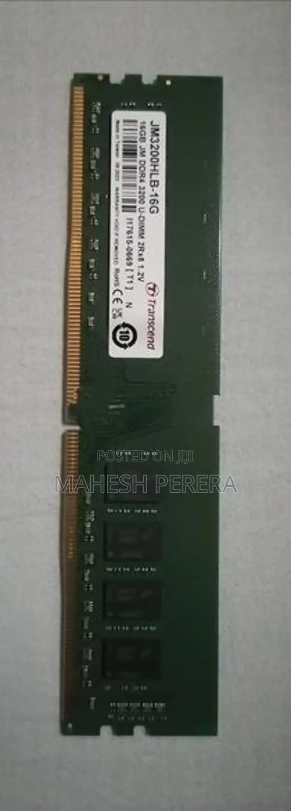 DDR4 16GB 3200MHz RAM Card