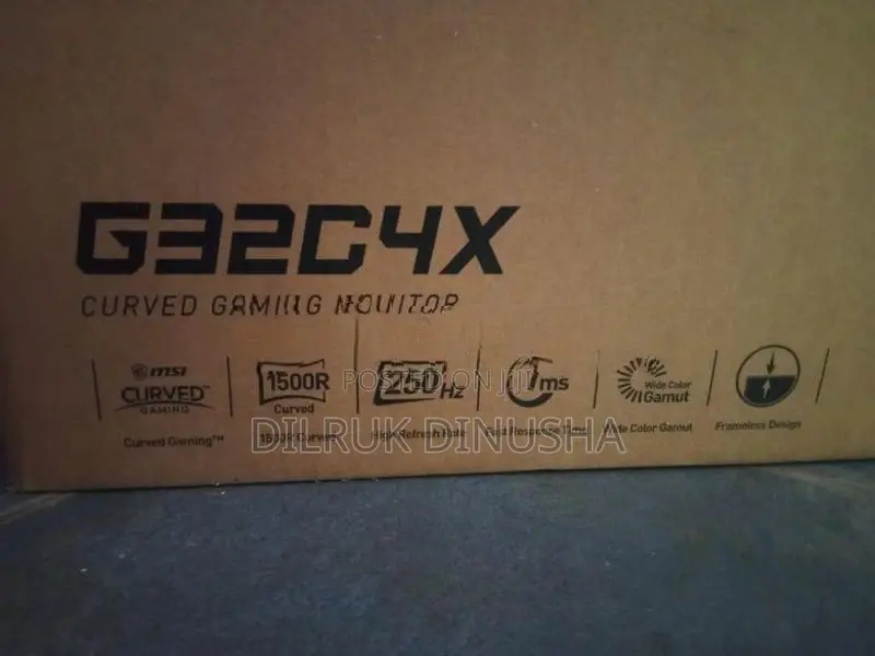 32" Curved Gaming Monitor 250Hz