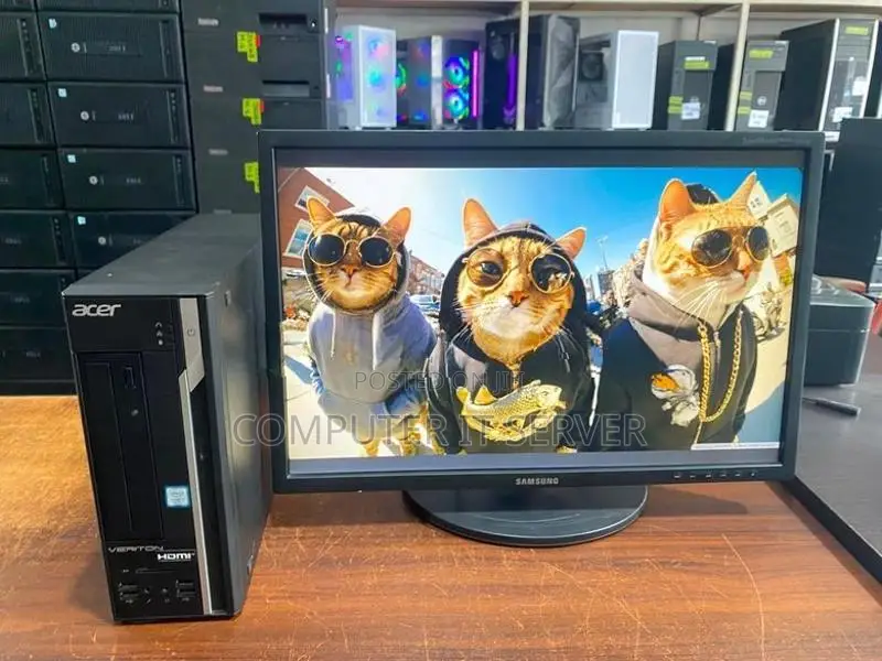 Core i7 6TH GEN PC With 22 Wide LED Monitors