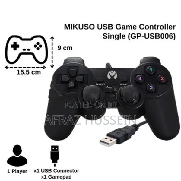 MIKUSO GP-USB006 USB Gamepad PC Gaming Controller