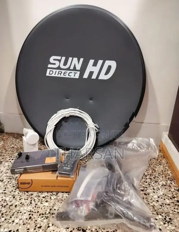 Sun direct dish with 1month receiver full set 12490