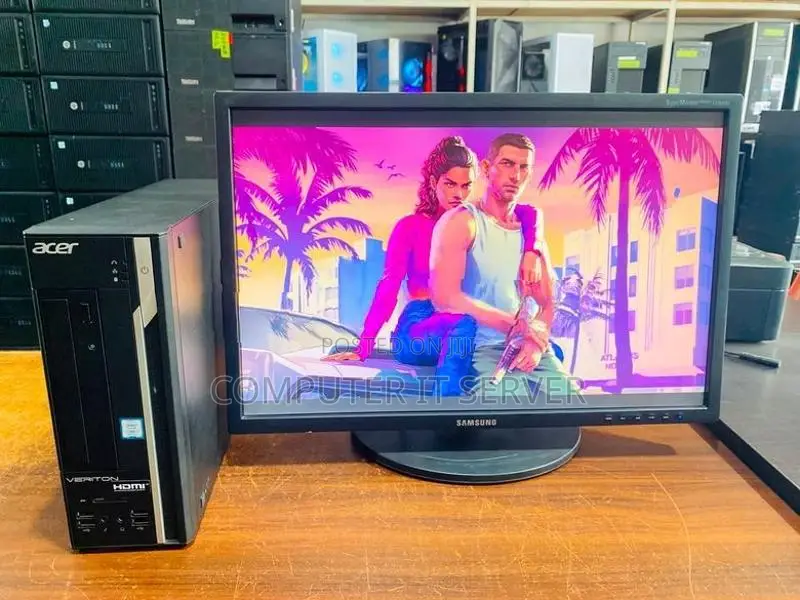 Core i7 6TH GEN PC With 22 Wide LED Monitor