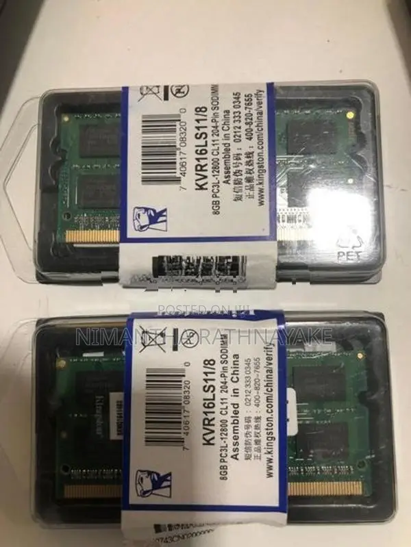 8GB DDR3L -1600MHz -Laptop RAM