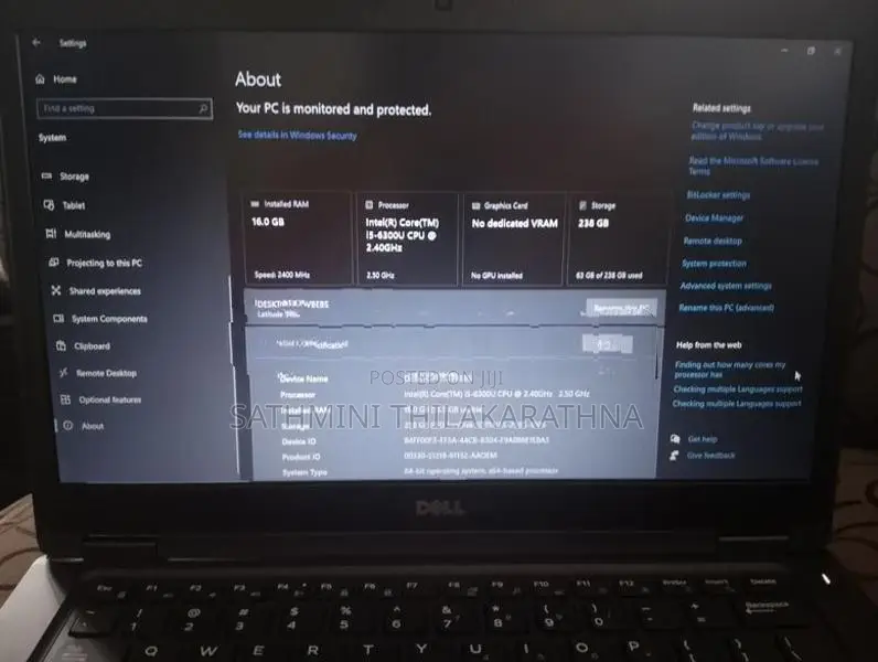 Dell Latitude 5480 Laptop