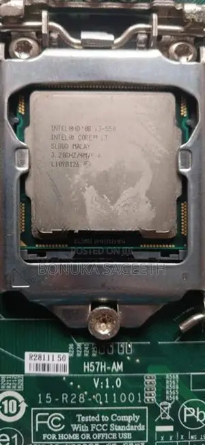 USED PC MOTHER BORD WITH CPU
