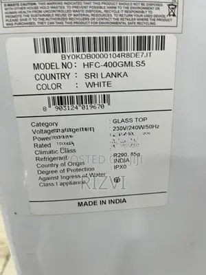 Hisense Freezer