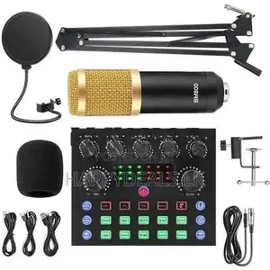 V8S Sound Card With Bm800 Mic