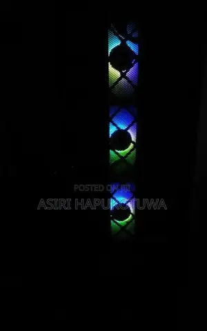 Rgb Gaming Casing with 3 fans , controller
