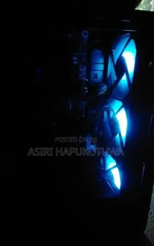 Rgb Gaming Casing with 3 fans , controller