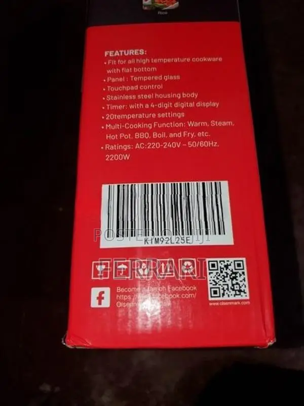 Olsenmark Infrared Cooker