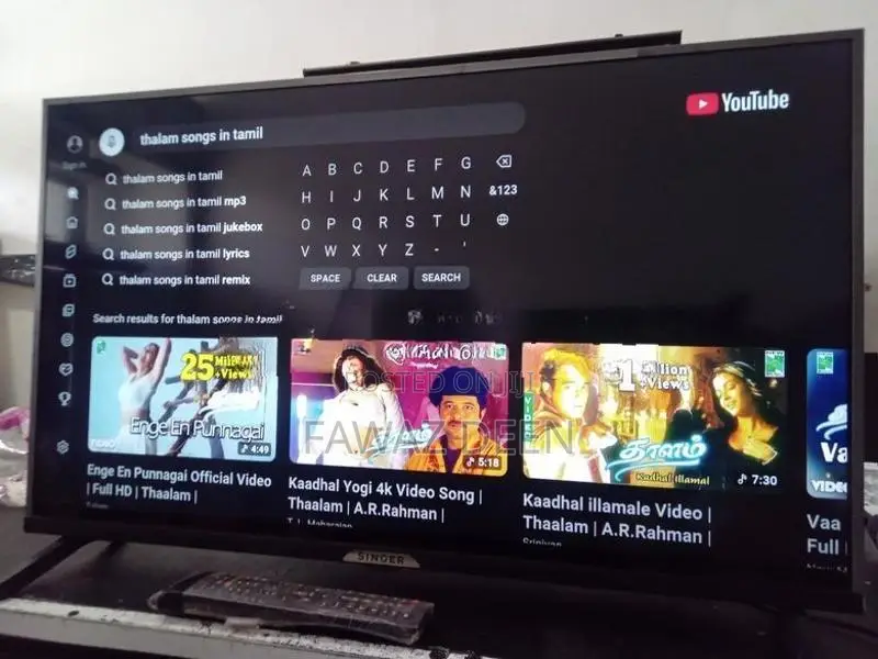 Singer 32 inch framless smart tv