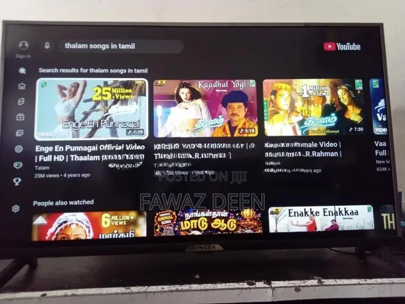 Singer 32 inch framless smart tv