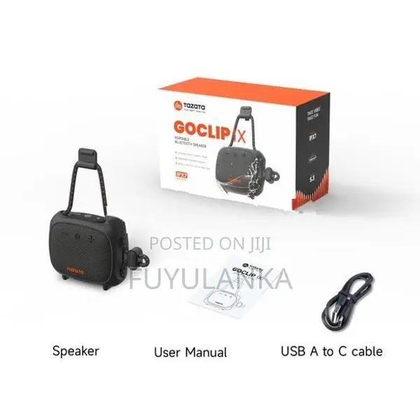 Tazata Golip IX Portable Bluetooth Speaker 12-Hour Playtime