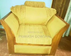 Solid Teak Wood Sofa Set (3+2+1)