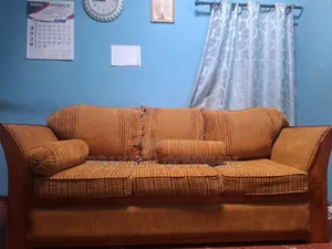 Solid Teak Wood Sofa Set (3+2+1)