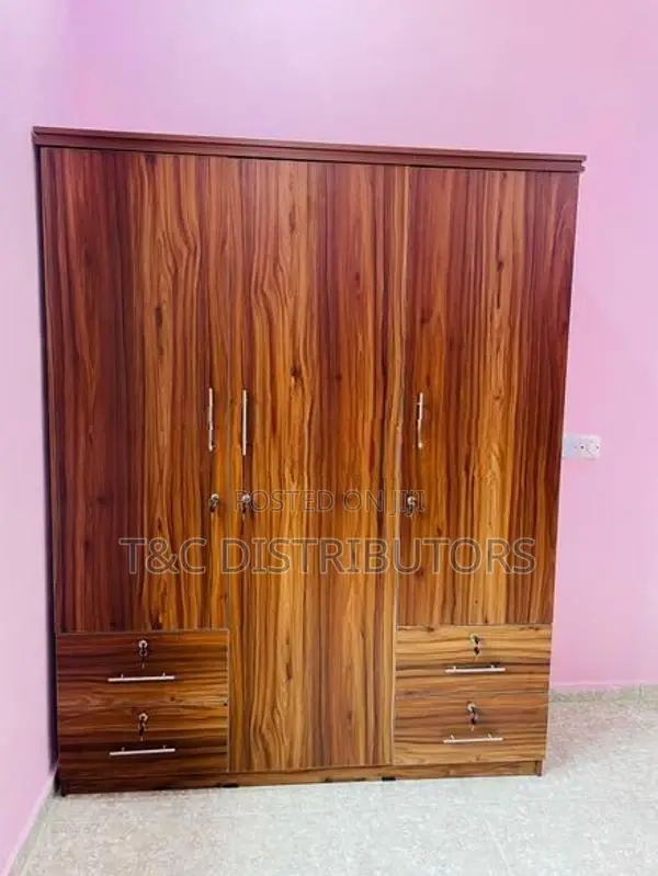 Malamine 4 Door Large Wardrobe