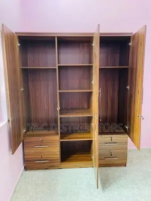 Malamine 4 Door Large Wardrobe