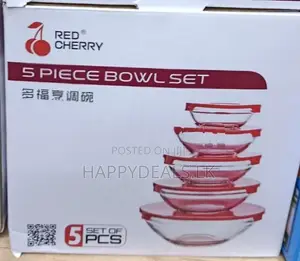 5 Pcs Glass Bowl Set
