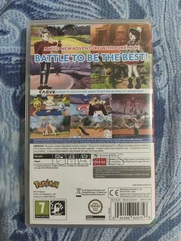 Pokémon Sword Nintendo Switch Game