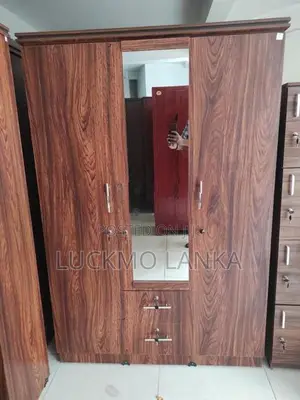 New 3 Door Melamine Cupboard with Mirror (Y24)