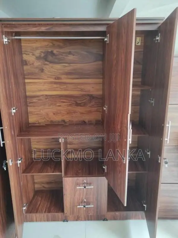 New 3 Door Melamine Cupboard with Mirror (Y24)