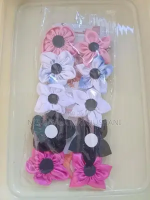Butterfly hair bow with flower clip