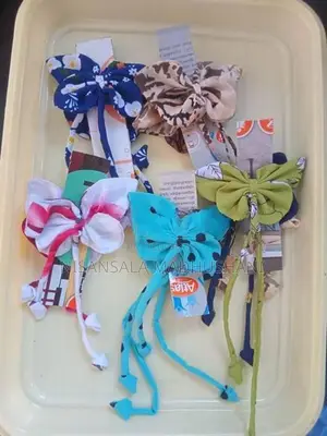 Butterfly hair bow with flower clip