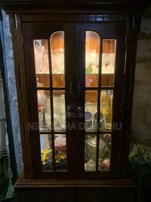 Teek Wooden Display Cabinet