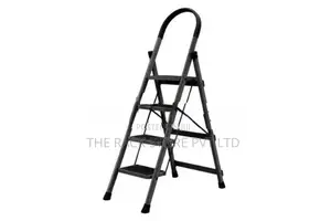 4 Step Steel Folding Ladder – Premium Heavy Duty Household