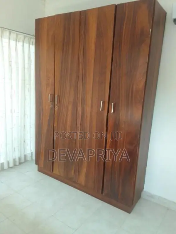 Teak Four Door Wardrobe