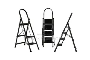4 Step Steel Folding Ladder – Premium Heavy Duty Household