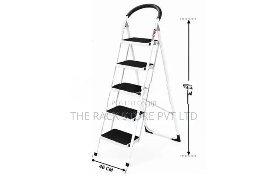5 Step Steel Folding Ladder