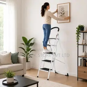 5 Step Steel Folding Ladder