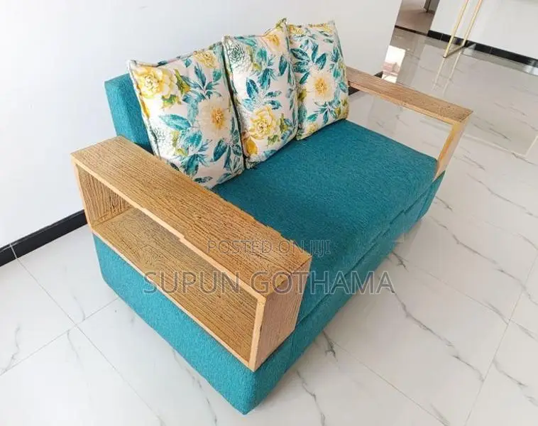 Rustic Finish 2 Seater Sofa