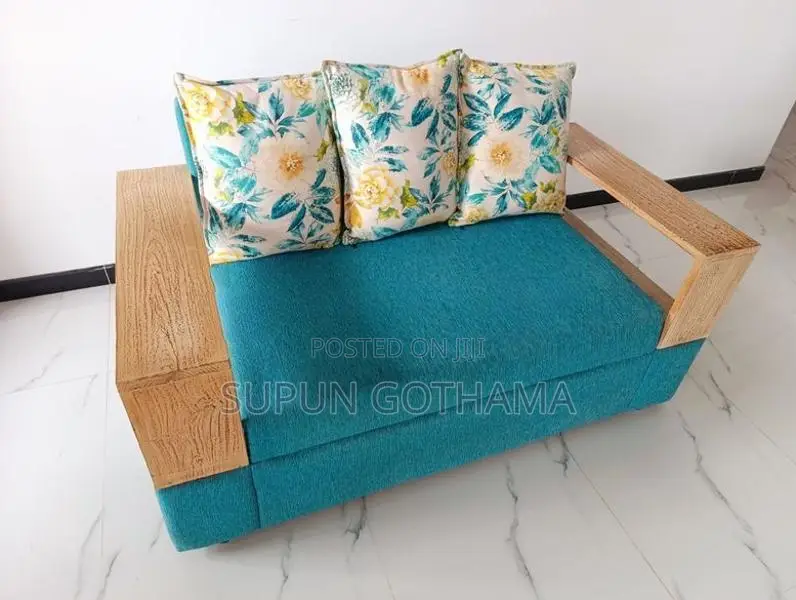 Rustic Finish 2 Seater Sofa