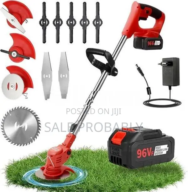 cordless grass cutter rechargeable brush trimmer