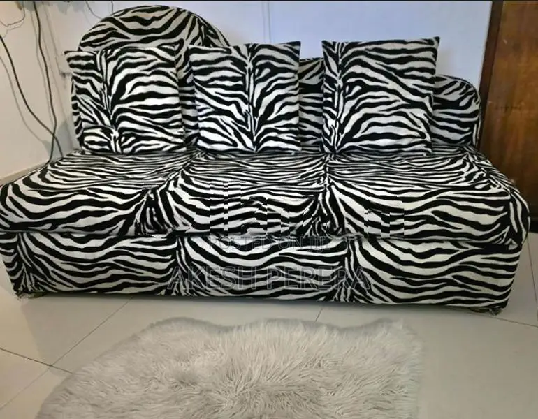 Zebra Print Sofa
