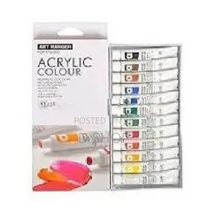 Art Set - Acrylic Paint 12 Colors 12ml Tubes Corner