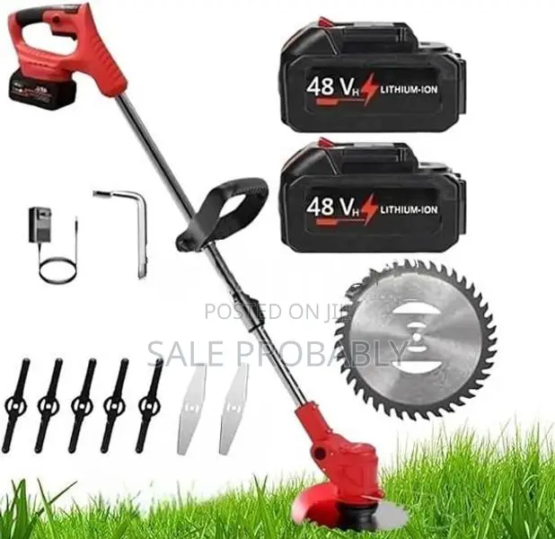 cordless grass cutter rechargeable brush trimmer