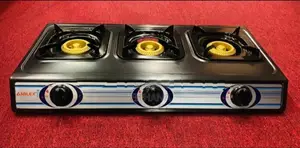 Nonstick 3 Burner Gas Cooker