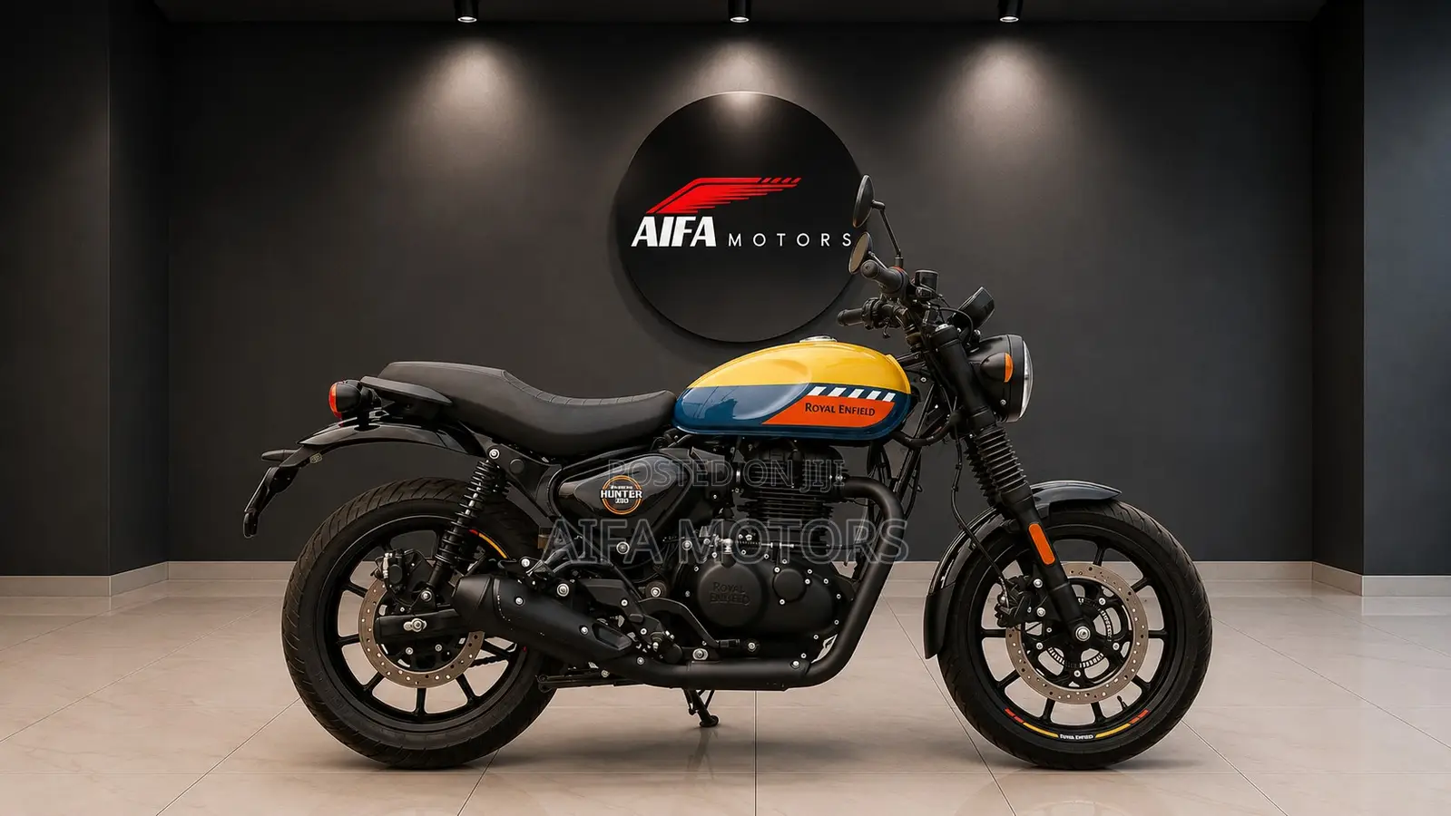 New Royal Enfield Hunter 350 2026 Yellow