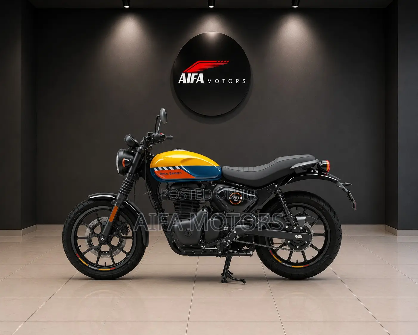 New Royal Enfield Hunter 350 2026 Yellow