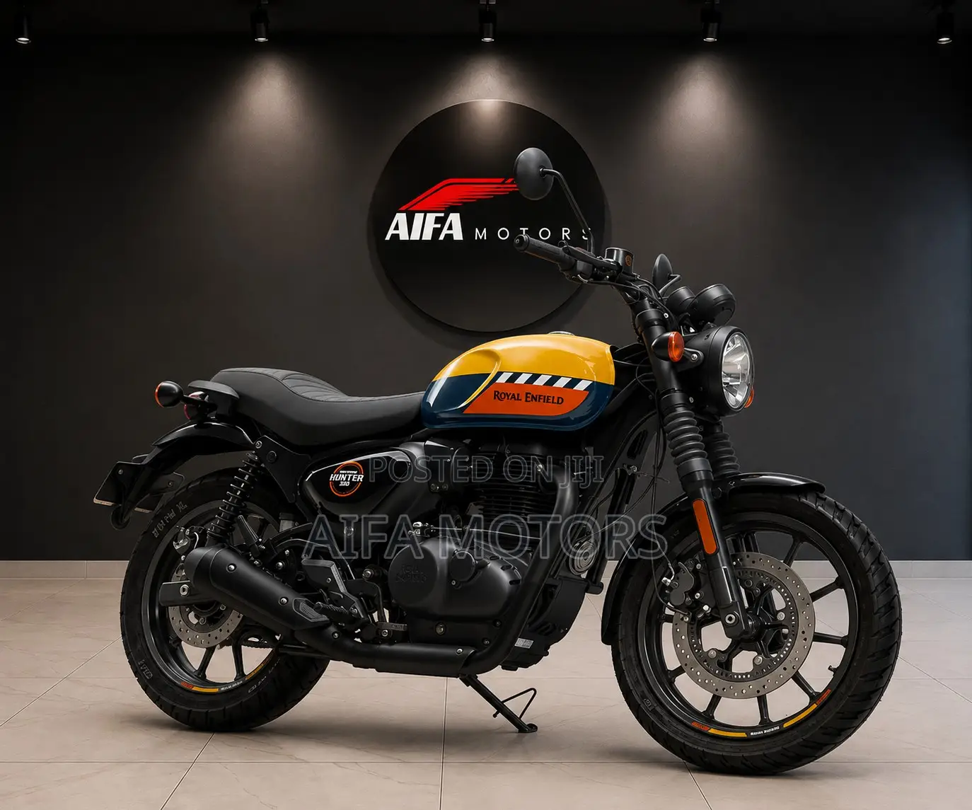 New Royal Enfield Hunter 350 2026 Yellow